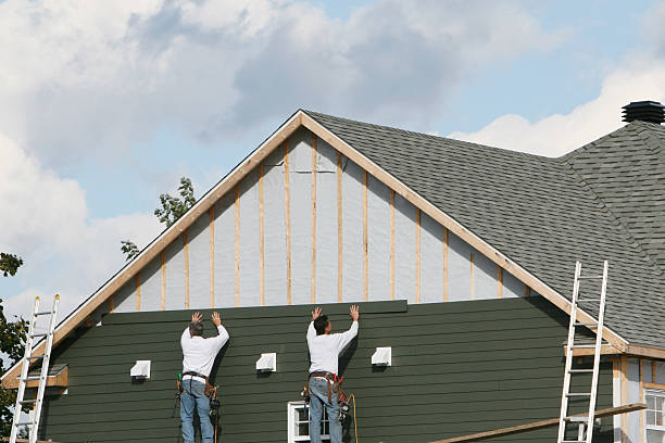 Professional Emergency Siding Repair technician working in Elkin, NC